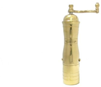 Pepper Mill Imports Athena Pepper Mill with Cup, Brass, 8