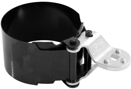 OEMTOOLS 25231 Heavy Duty Truck Oil Filter Wrench, 4-1/8 in to 4-5/8 in, 104mm to 118mm, 1/2 in Drive, Alloy Steel