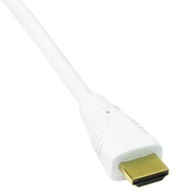 World of Data - 0.5m WHITE v1.4 4K HDMI Cable - Compatible with xBox One, Series X, Series S, PS3, PS4, PS5
