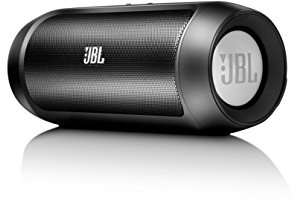 JBL Charge 2 Tragbarer Drahtloser Wireless Bluetooth Stereo-Lautsprecher mit Aufladbarer Batterie, 3,5 Stereoeingang und Social Mode Funktion, Kompatibel mit Apple iOS und Android Geräten, Schwarz