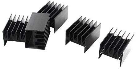 sourcing map 5stk. 40x30.3x25mm Hochwertig Aluminium Kühlkörper für L298N IC Transistor de