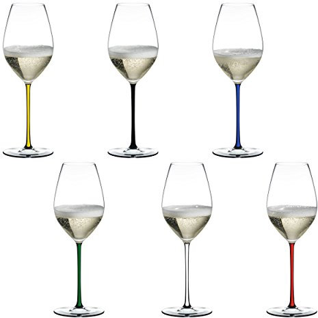 RIEDEL 7900/28 Fatto A Mano Calici da Champagne Cristallo, Assortiti, Set di 6