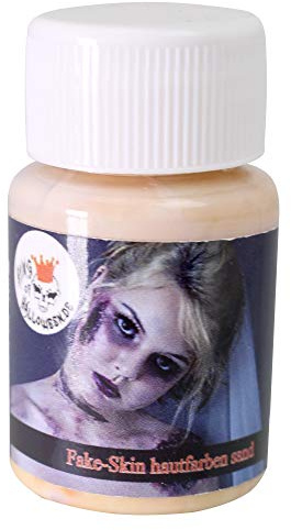 King of Halloween Latexmilch Skin Sand,Kunsthaut,Halloween Make up,Zombie Schminke,Wunden+Narben-FX Schminke
