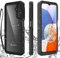 Miimall for Samsung Galaxy A14 5G Waterproof Case, [Built-in HD Screen Protector] [360°Full Coverage] Silicone Shockproof Dustproof Underwater Protective Cover Case for Galaxy A14-Black