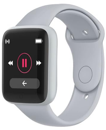 Smartwatch, Fitness-Tracker mit Herzfrequenz, Blutsauerstoff, Blutdruck, Schlafüberwachung, 100 Sportmodi, Schritt-Kalorienzähler, Aktivitäts-Gesundheits-Tracker, IP67 (Grey)