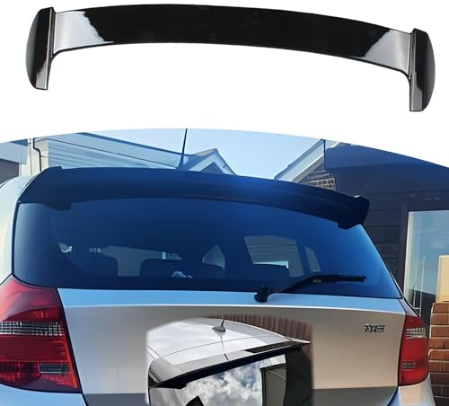 MUTUSAISI Car Rear Roof Boot Spoiler Wing Compatible with BMW 1 Series E87 E81 2004-2011 Hatchback M-Stype 116d/ 116i/ 118d/ 118i/ 120d/ 130i/ M Sport/SE Gloss Black Accessories