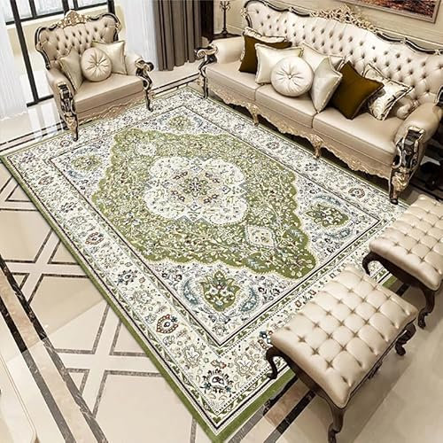 Teppich Vintage Blumen Flauschig Kurzflor,Mikrofaser Super Weich,Anti-Rutsch,Waschbar,Teppich Webteppich Für Wohnzimmer,Flur,Schlafzimmer Teppichläufer 120X160Cm