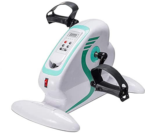 SXTYFBB Pedaltrainer, elektrischer Fitness-Pedaltrainer, Untertisch-Trainingsfahrrad, motorisierter Pedaltrainer für elektronische Physiotherapie und Reha für Menschen mit Behinderung