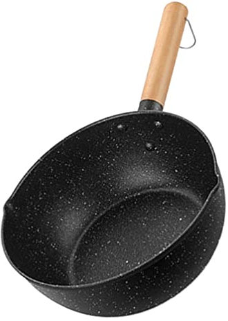 HAODUOO Pentola for Il Latte Pentola for zuppa di cipolle Pentola for Verdure Casseruola Pentola Padella Pentola for zuppa Ciotole Pentola for zuppa-33.8X18CM Padella Wok(33.8X18CM)