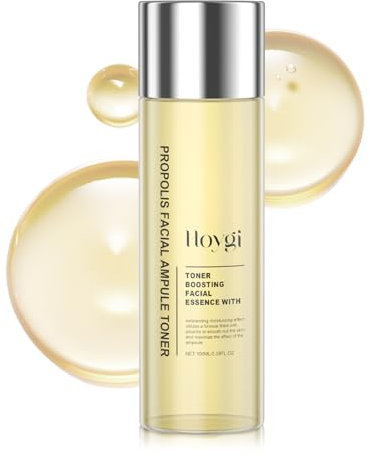 Tonico Viso al Miele con Estratto di Propoli + Acido Ialuronico, Ceramide NP | Siero Coreano Glow | Anti-Età, Raffinamento Cutaneo | Per Tutti i Tipi di Pelle (100ml)