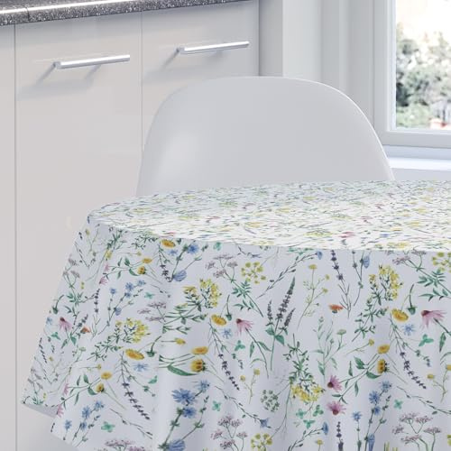 Home Direct Table Cloth Round Oilcloth PVC Wipe Clean Tablecloth Cover Protector 140cm 55