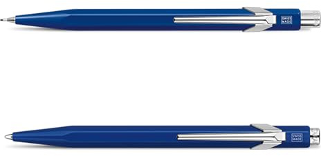 Caran d'Ache 849 Set: Kugelschreiber & Druckbleistift, Saphirblau