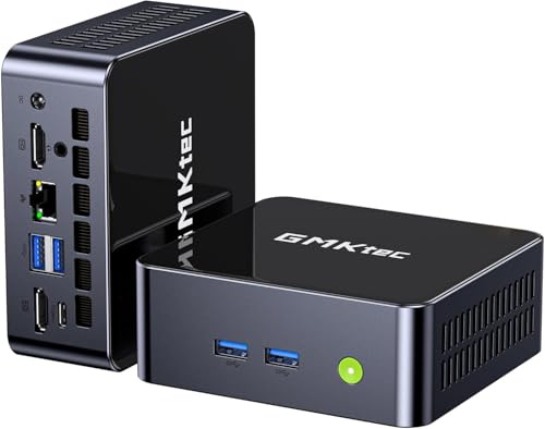 GMKtec M3 Ultra Mini PC avec Intel Core i7 12700H (14C/20T 4,7 GHz), 32 Go DDR4 RAM + 1 to NVMe SSD, Mini-Ordinateur de Bureau Iris XE Graphics, Triple Affichage 4K, WiFi 6, BT5.2, USB-C