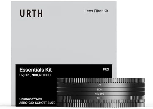 Urth Kit de Filtros 4 en 1 46 mm (Pro) | UV y polarizador CPL profesionales, vidrio optico nano multicapa avanzado, filtros ultrafinos