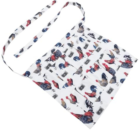 MOBUTOFU Grembiule Porta Uova in Stoffa Tasche a Forma di Gallina, per Raccolta in Fattoria e Uso Quotidiano, in Taglia 4-M e Design Ergonomico