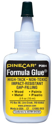 Pine Car Derby Formula Glue, .5oz