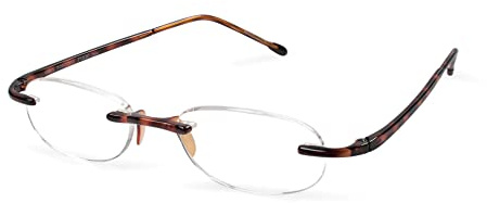 Scojo New York Gels Original Reading Glasses | 2.5x TORTOISE | Readers for Men & Women | Stylish, Scratch-Resistant Lenses