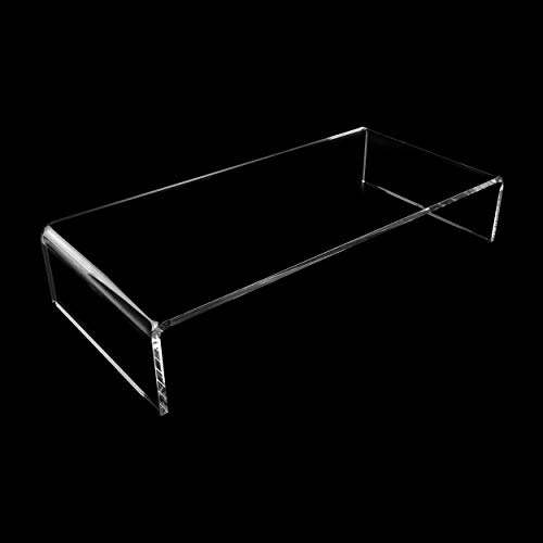 Grünke TV-Aufsatz TV-Brücke TV Lowboard TV Rack Original Acryl (B 80cm x H 12cm x T 25cm)