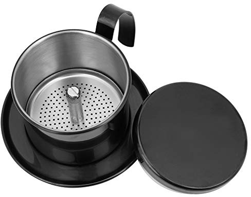 Vietnamesischer Kaffeefilter Aus Edelstahl, Kaffeesieb - Kaffeepresse Für 1 Kaffeetasse Wiederverwendbar Aus Edelstahl