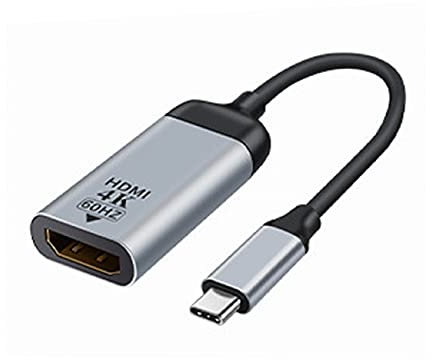 cablecc Cable USB-C tipo C a HDMI HDTV adaptador 4K 60Hz 1080p para tablet, teléfono y portátil