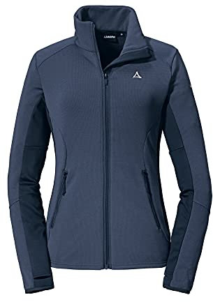 Schöffel Damen Fleece Jacket Lodron L, atmungsaktive Fleecejacke aus 4-Wege-Stretch, Funktionsjacke mit Body-Mapping Technologie und Original ÖSV Logos