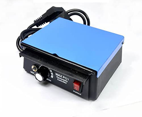 Calentador De Cera Dental, Equipo De Laboratorio De 3 Pozos Calentador De Cera Analógico, Calentamiento De Cera Ajustable Olla De Inmersión Analógica Instrumento De Laboratorio Dental Para Laboratorio