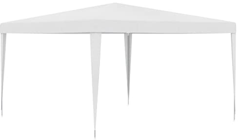 Tendone per Feste,gazebo per feste gazebo terrazzo esterno Robusto e durevole Adatto per esterni, campeggio, giardino, terrazza 4x4 m Bianco