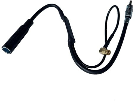 NewTH 35cm DAB+ Aerial Splitter Car Radio Antenna Adapter Cable DIN Female To Male + SMB Connector SMB Connector FM/AM Active Auto Radio Aftermarket Cable for Pioneer