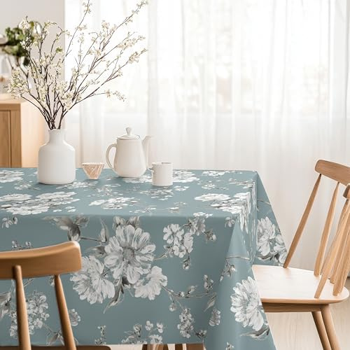 Martina Home Harzbeschichtete Tischdecke Daniela, 300 x 140 cm, Türkis