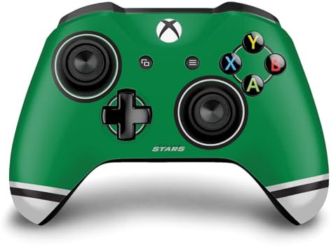 Head Case Designs Offizielle NHL Übergroß Dallas Stars Vinyl Haut Gaming Aufkleber Abziehbild Abdeckung kompatibel mit Xbox One S/X Controller