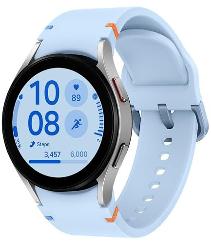 Samsung Galaxy Watch FE 40mm + Correa - Reloj Inteligente, Compatible con Health Monitor, Fitness Tracking, Bluetooth, Plateado