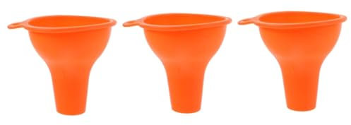 BESPORTBLE 3pezzi Imbuto Silicone Per Alimenti Accessorio Per Giocattoli Per Applicazione Trasferimento Liquidi e Ingredienti Colore