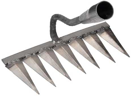 Râteau de désherbage, râteau de culture de jardin, râteau à griffes de jardiniers, râteau de désherbage, outils agricoles de désherbage, sarclage des racines de sarclage, artefact, râteau à ongles à