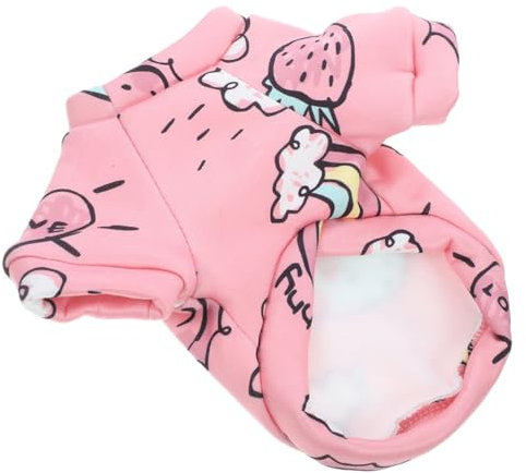 Levemolo Pet Outfit Für Kleine Hunde Und Katzen Warmes Cartoon-kostüm Kuschelige Kleidung XL Für Herbst Und Winter Maschinenwaschbar Und Stylisch
