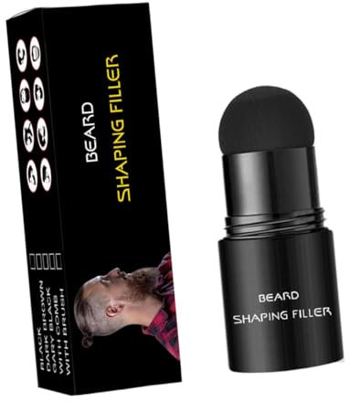 AUTSUPPL Bartformungsfüller Bart-beauty-concealer Bart-füllstift Mit Minibürste Schwarz Tragbar Für Bartpflege Umweltfreundliches Material