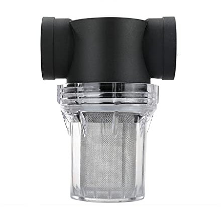 ByNGSDCC Water pump filter, 1pcs Garden Watering Filter, 1/2 3/4 1 Plastic Irrigation System Impurity Prefilter Aquaculture Household Water Pipe Strainer (Color:40 mesh, Size:3/4) ((40 Mesh,1/2)