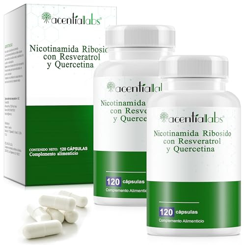 Nicotinamida Ribósido con Resveratrol y Quercetina 240 Cápsulas – Complemento Alimenticio