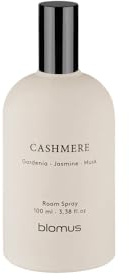 blomus Raumspray -TUOKSU- | Farbe Moonbeam | Duft Cashmere | 100 ml | Aus Glas und Kunststoff; Zur schnellen Raumbeduftung; Maße 5,4 x 5,4 x 12,4 cm