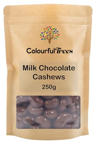 Milk Chocolate Cashews 250g by Colourful Trees