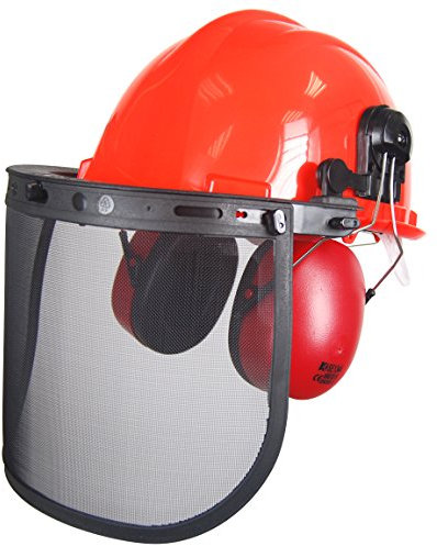 Ozaki - Casco completo con un auricular y un anti-ruido, visera forestal: parrilla y gafas de lectura