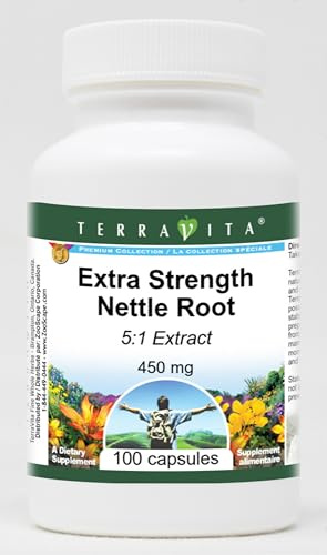Extra Strength Nettle Root 5:1 Extract - 450 mg (100 capsules, ZIN: 511257)