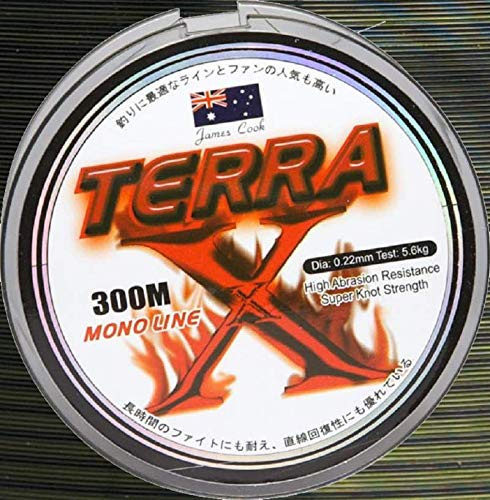 James Cook Terra Mono 0,22mm 5,6kg Ground 300m, monofile Angelschnur, Mono line