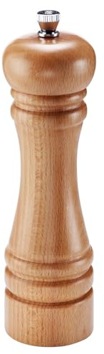 Westmark Salz- und Pfeffermühle, Mit Keramikmahlwerk, Höhe: 18 cm, Buchenholz, Classic, Hellbraun, 63602260