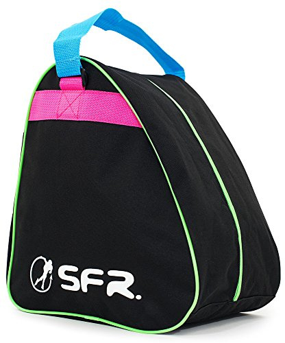 SFR Vision Skate Bag - Disco | Carries Children's Size Skates, Perfect for Carrying Ice, Inline, or Quad Roller Skates and Accessories.