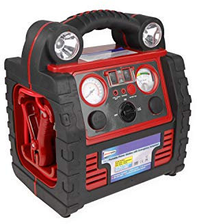 Streetwize - 6 In 1 Portable Power Station, 12V Jump Starter - 400 Amp AC Outlet - Camping, Travelling, Emergency Power Station, Generator