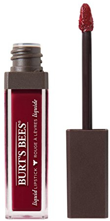 Burt's Bees Liquid Lipstick, 100% Natürliche Pflege mit intensiver Farbe, Garnet Glacier - 1 Tube, 5.95 g