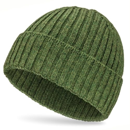 HANSA-FARM | Weiche Damen & Herren Alpaka Mütze aus 100% Alpaka Wolle in +14 Farben - Hochwertige Winter Strickmütze/Beanie Wollmütze