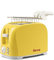Girmi TP11 Tostapane Elettrico, 800W, Pinze INOX, 6 Livelli di cottura, Giallo
