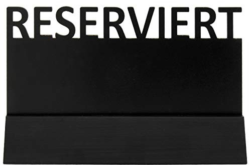 KDS Schild Reserviert Solo mit Kreidetafel zum beschriften Reservierung