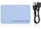 Agatige Caja del Disco Duro de 2.5in, Caja Externa del Disco Duro móvil ABS 5Gbps Transmisión HDD Box USB3.0 SATA(Azul)